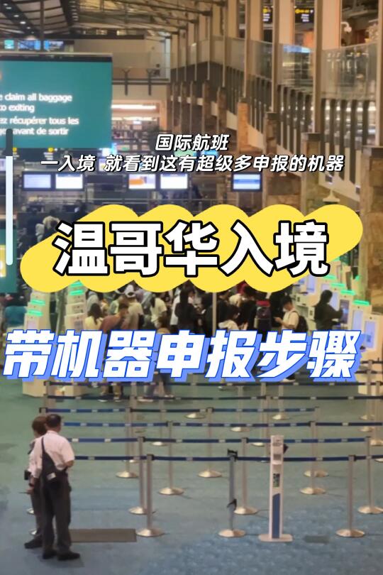 温哥华入关申报傻瓜版｜带详细步骤 一篇就够