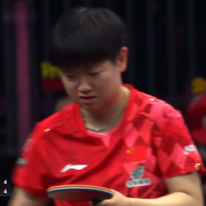 给自己顺毛成功恭喜小莎！孙颖莎vs刘杨子