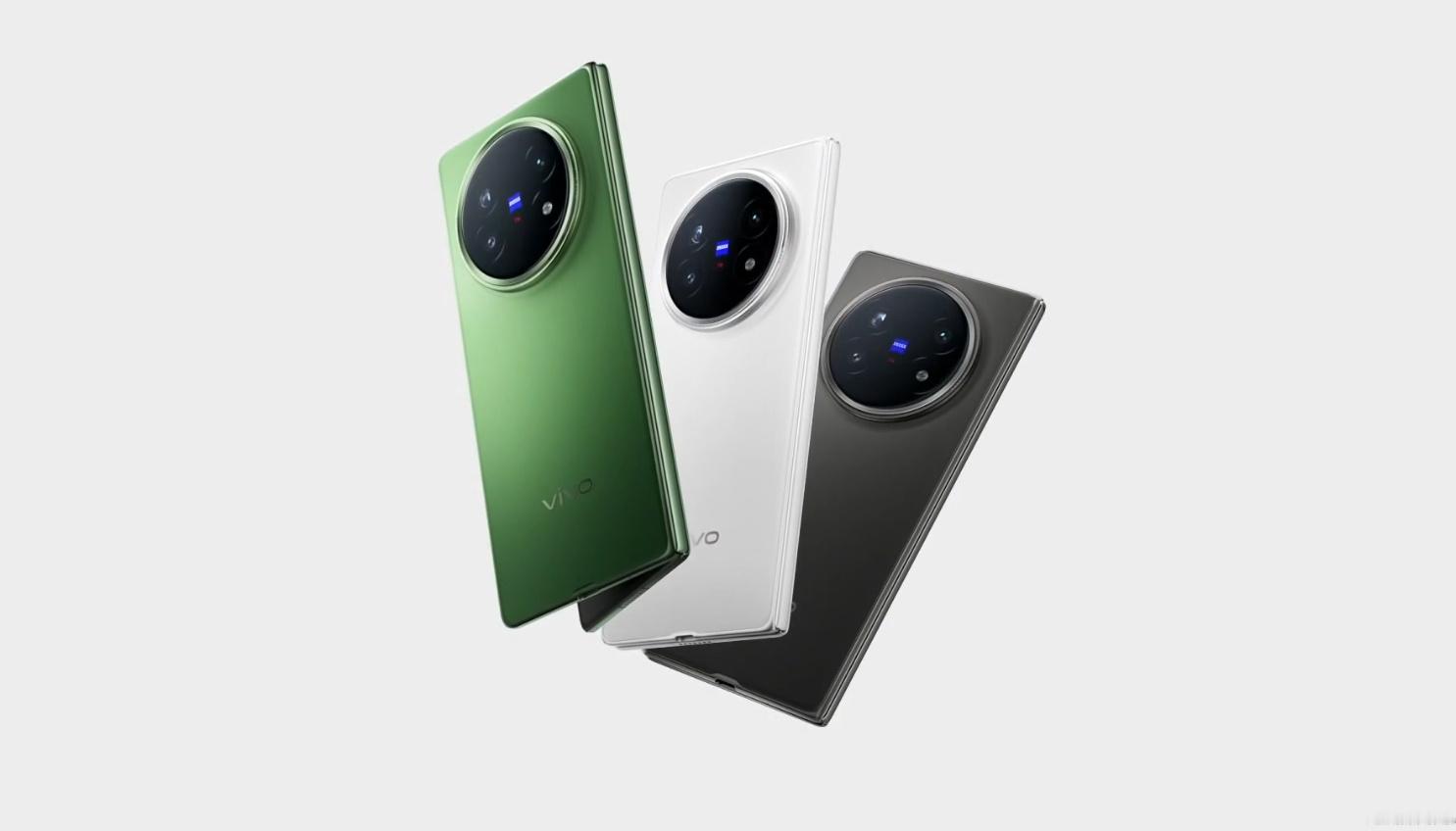 vivo X Fold5 兄弟们三款配色之前预热过了，还是那么的熟悉明白、青松、