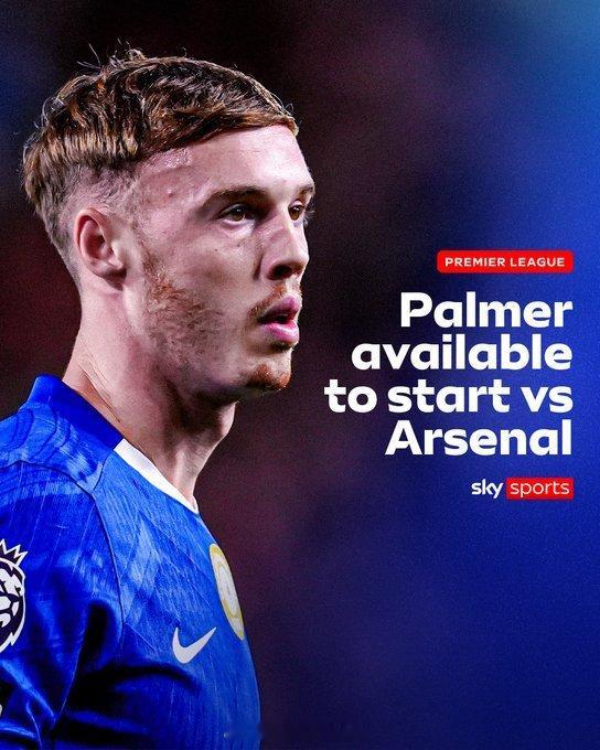 马雷斯卡表示：帕尔默已能够首发对阵阿森纳，阿森纳在英超和欧冠中都是顶级球队 金秋