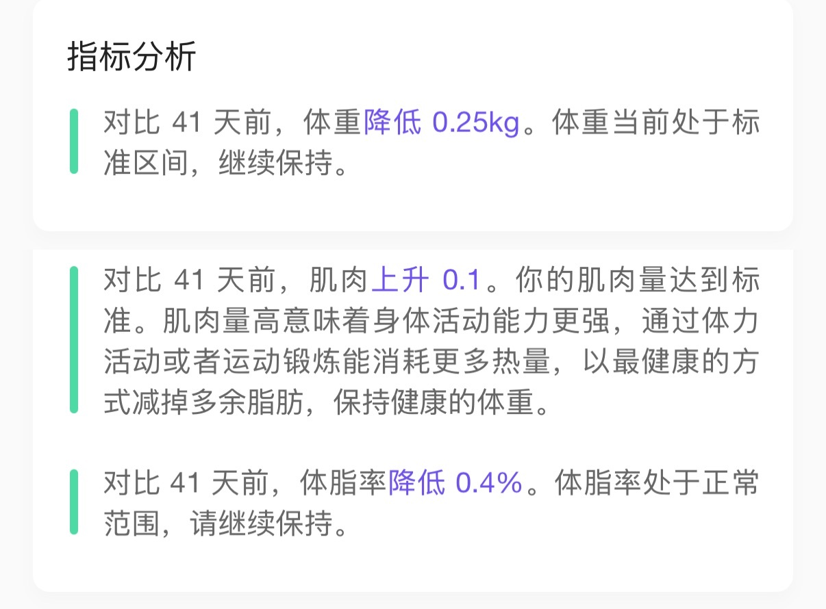 体重不怎么掉了，好久没上称了。最近一个月，表现还 OK