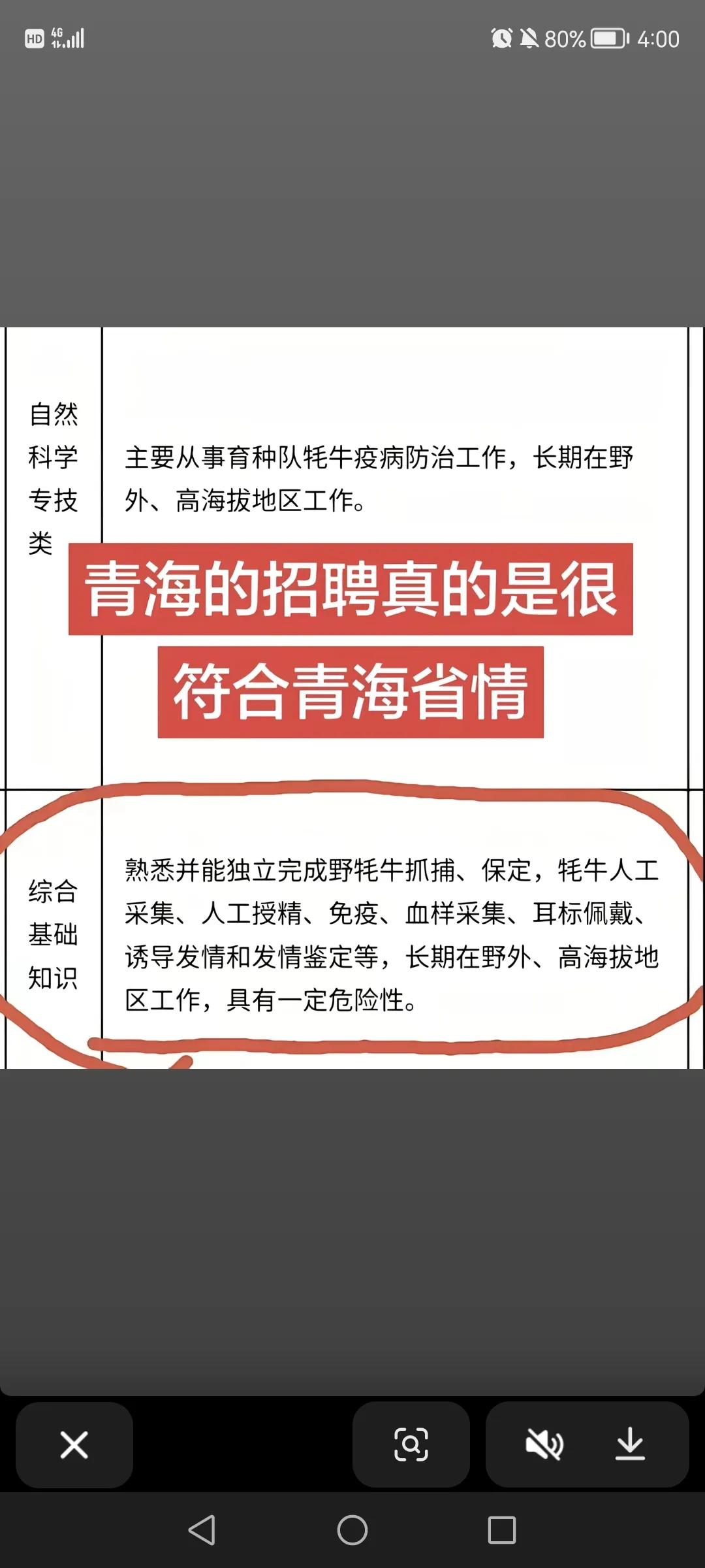 公务员很难考？不存在的，考青海的啊

独立抓野牦牛，给野牦牛受精，诱导发情，发情