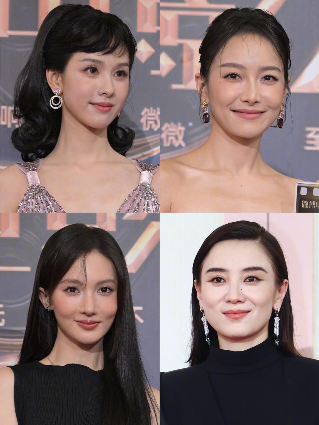 今日电影之夜女明星红毯生图，百花齐放！