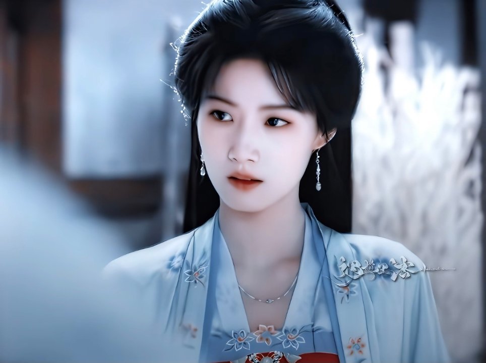 卢昱晓好适合淡蓝色……好美的南衣…… 