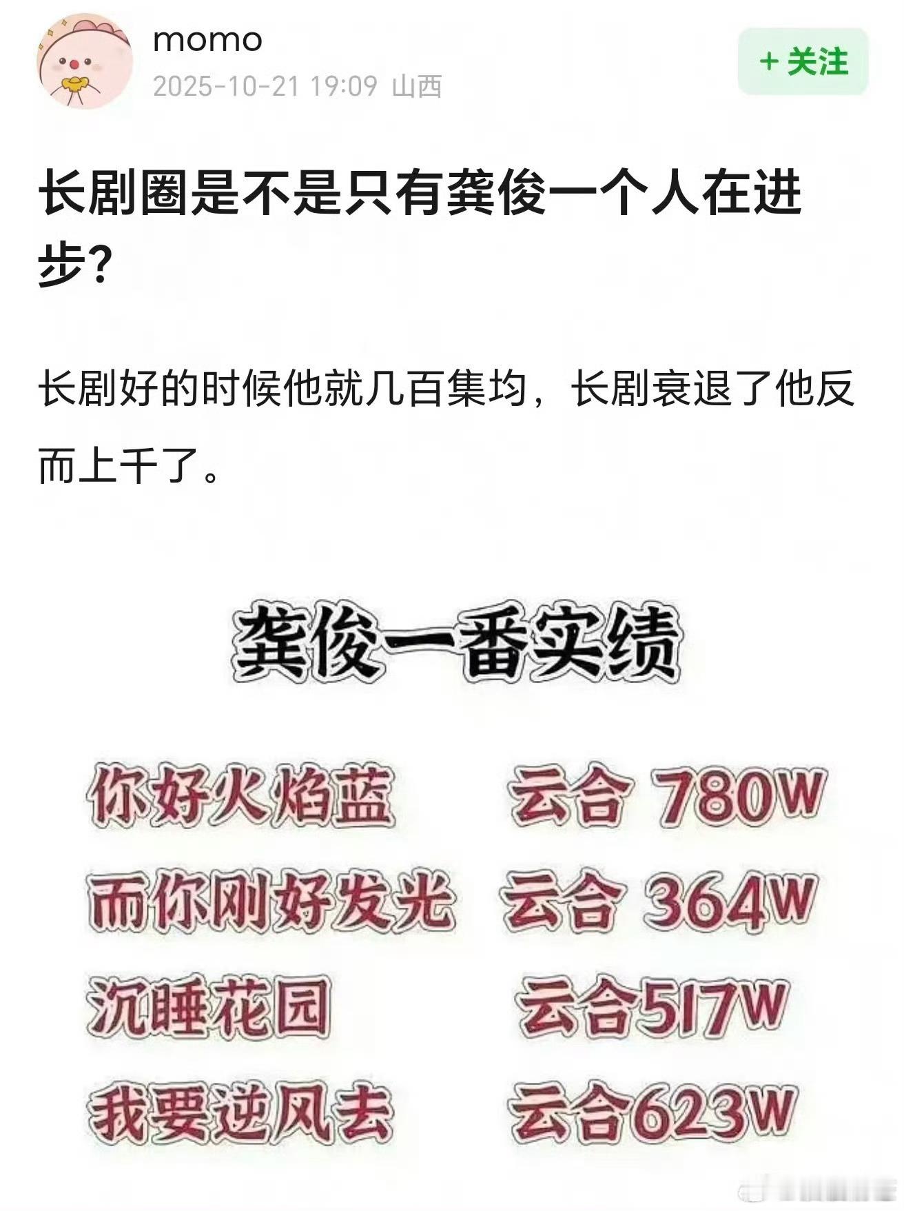 龚俊这次在暗河传真的是进步了，主要也是以前的起点太低了…… ​​​