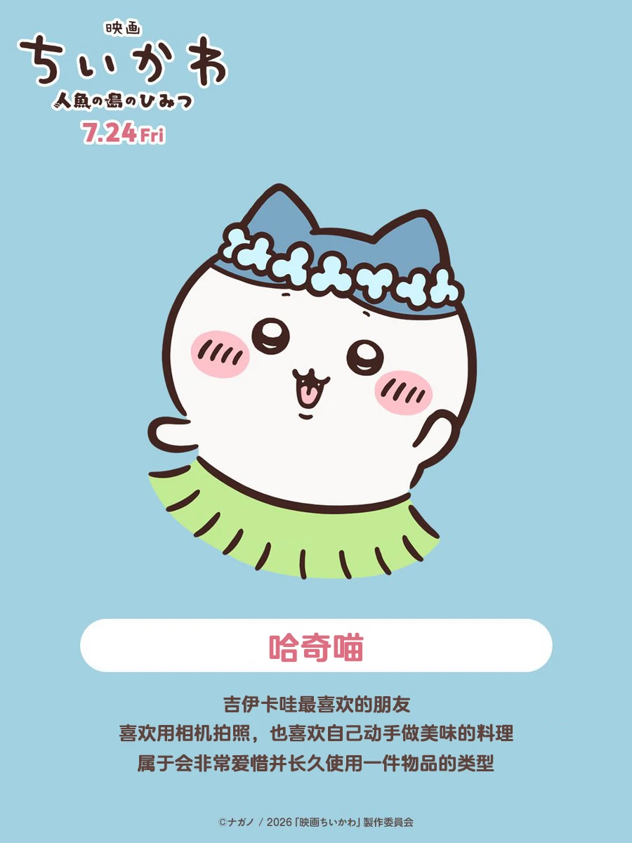 ︶⊹🌟人物介绍🌟⊹︶｜哈奇喵🏝️