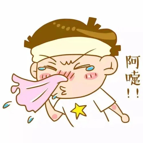 当过敏性鼻炎发生时，宝宝会有特征性的“挥手综合征”表现——揉眼睛、搓鼻子、抓耳朵