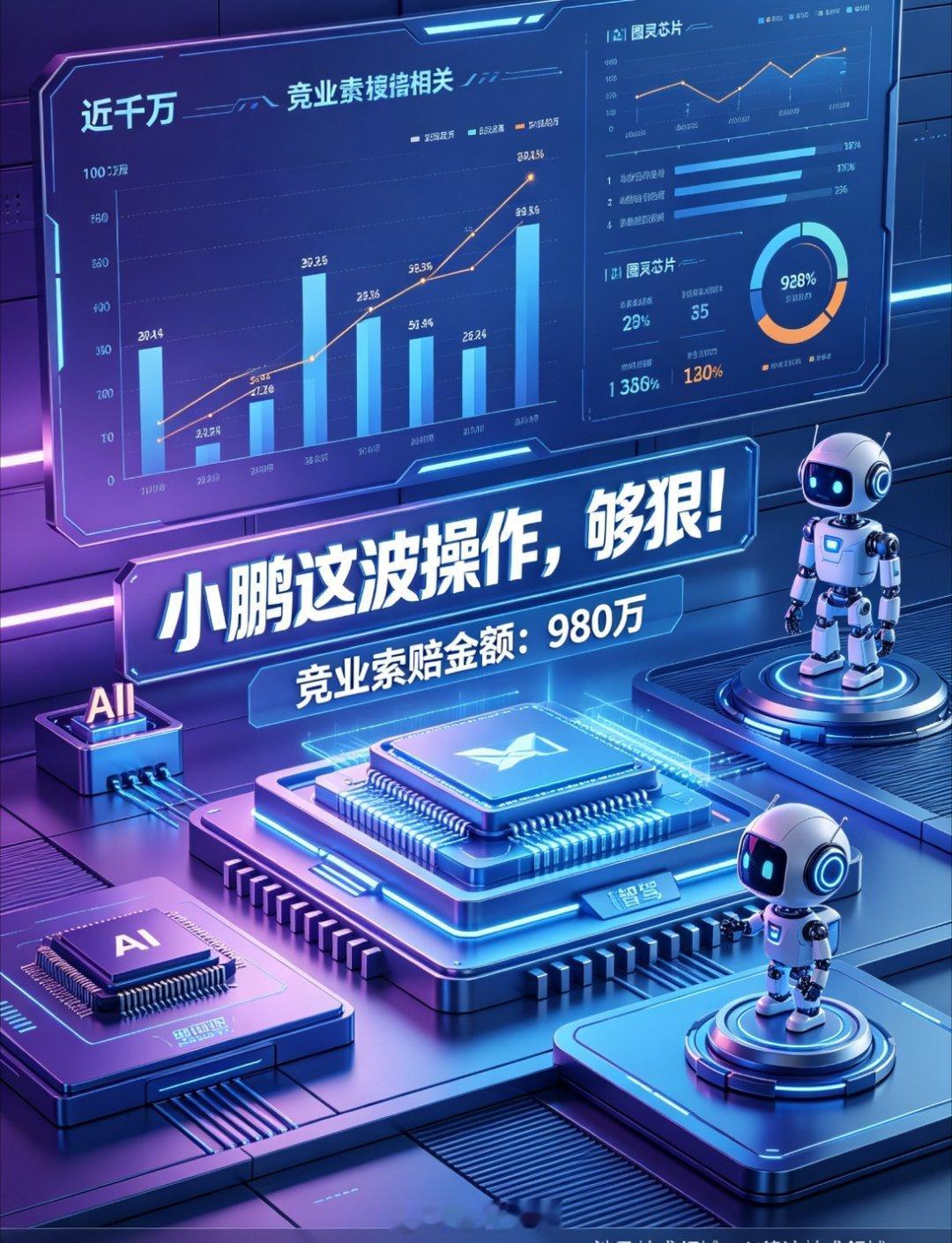 小鹏前员工违约竞业协议被诉近千万小鹏这波操作，够狠！近千万的竞业索赔，表面上是跟