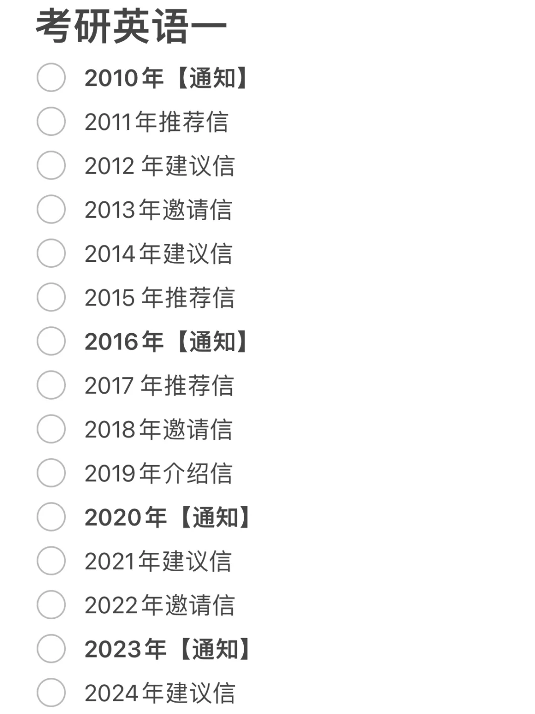 考研人今年该写什么信啦