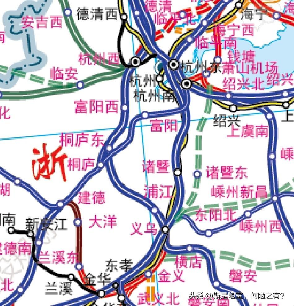 图纸改了！杭温高铁原本规划诸暨站，优化后删除，到底是为什么？很多人误以为诸暨没争