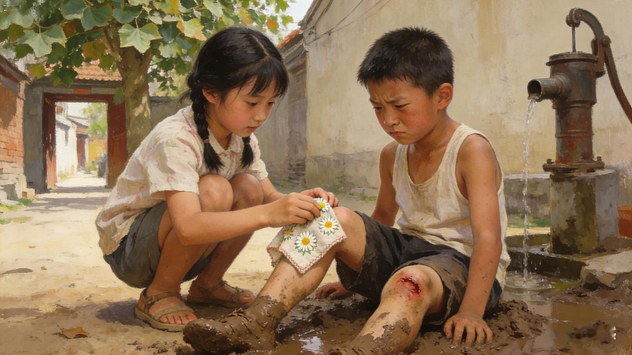 巷口那棵老梧桐树又开始落叶了，风一吹，金黄的叶子打着旋儿往下飘，像极了我那些没说