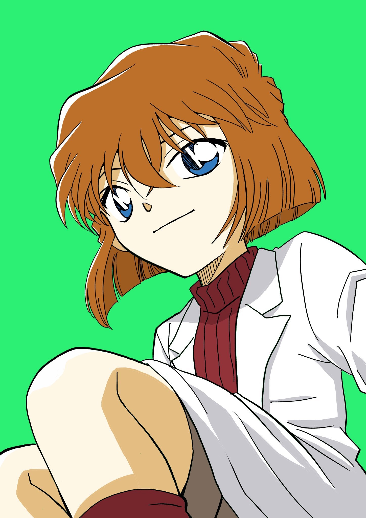 《灰原哀の科学事件薄》作者あさだみほ为单行本再贩绘制可爱哀酱贺图[打call] 