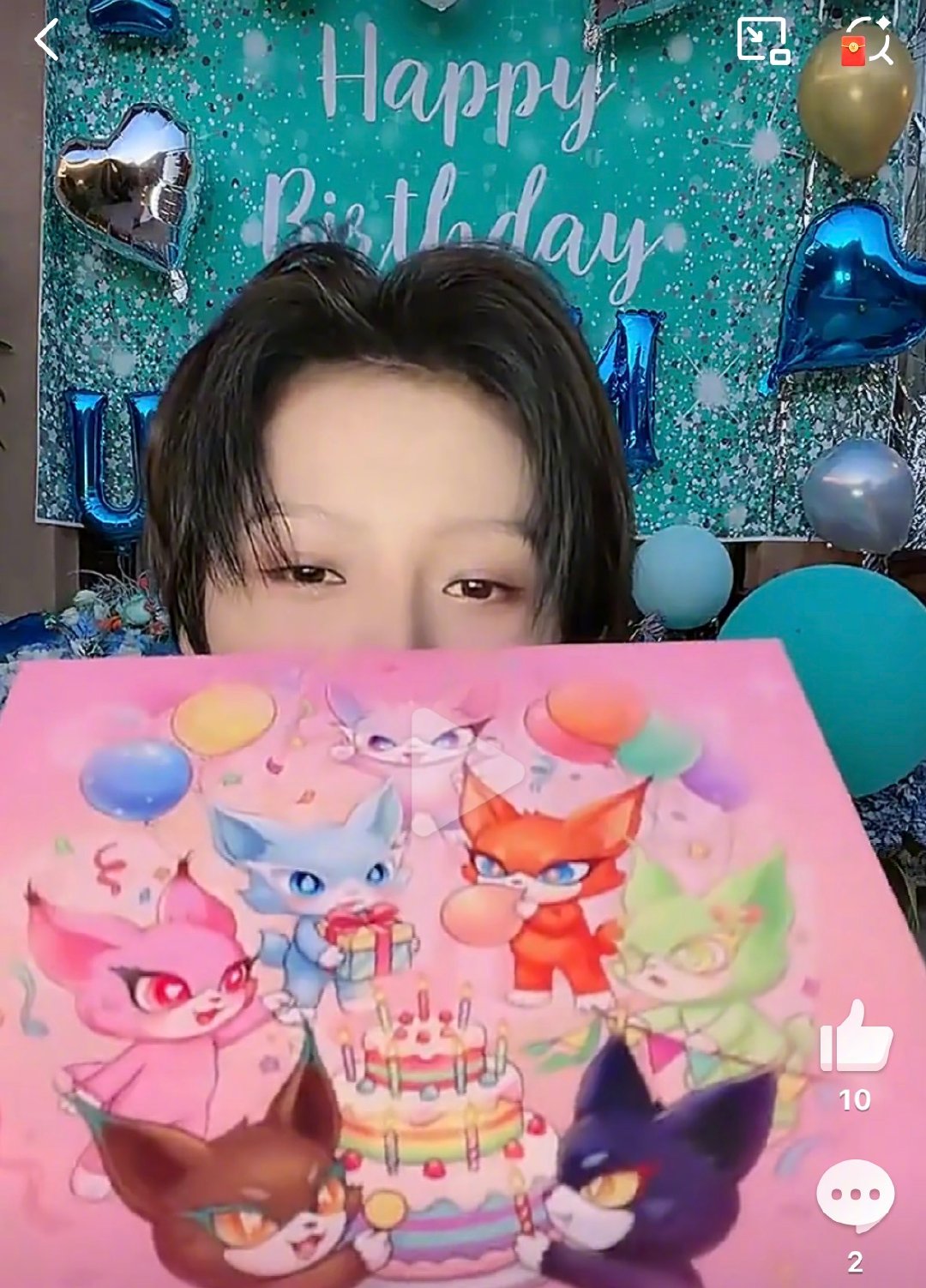 刘雨昕约喵娲娲下次再见 生日直播对喵娲娲说“下次再见”，所以下次是什么时候？蹲一