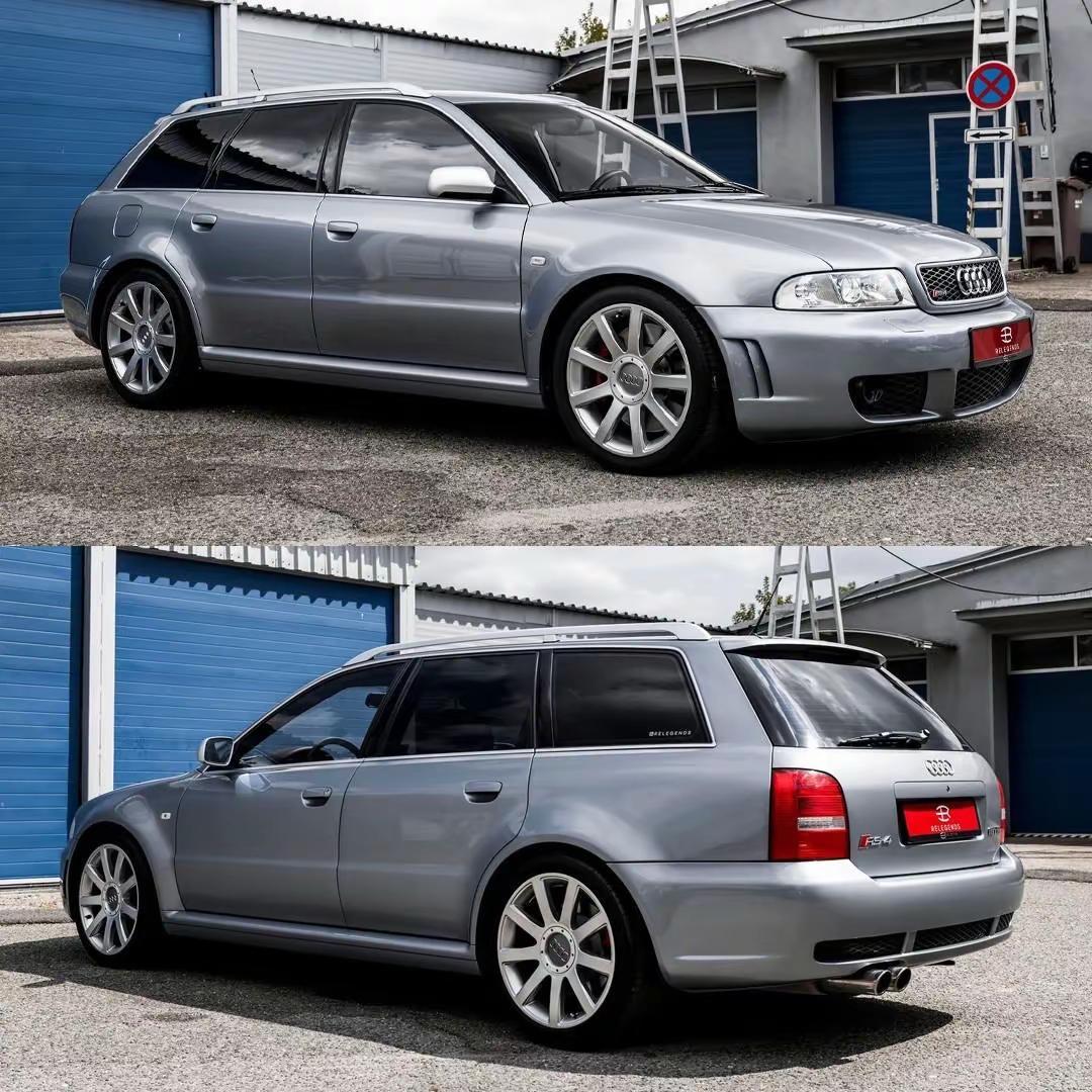这台2001款奥迪 RS4 Avant，诞生于德国本土，并在2005年加装了 M