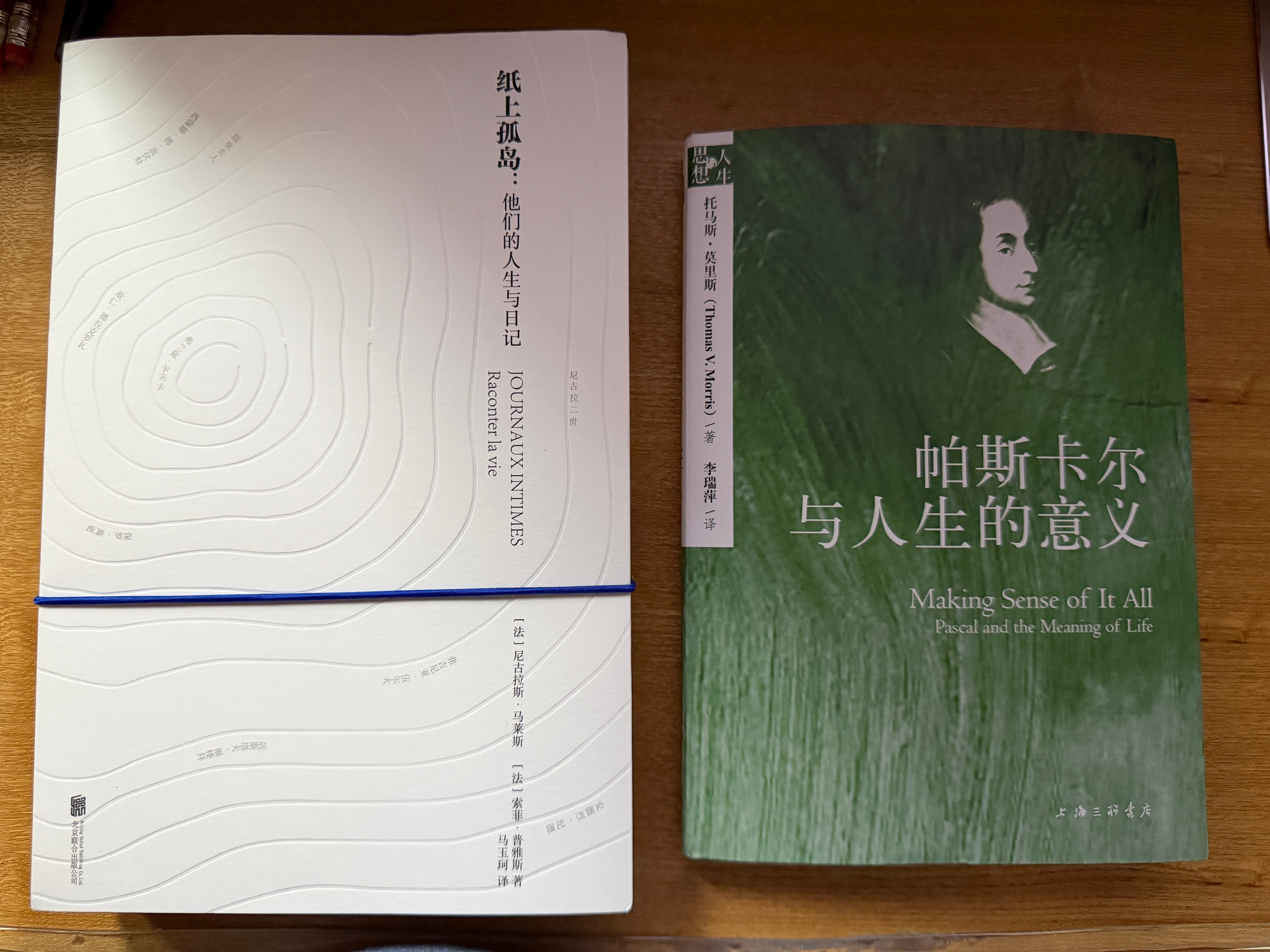 感觉自己越来越喜欢看笔记体的书，比如帕斯卡尔的《思想录》，马丁·布伯的《我和你》
