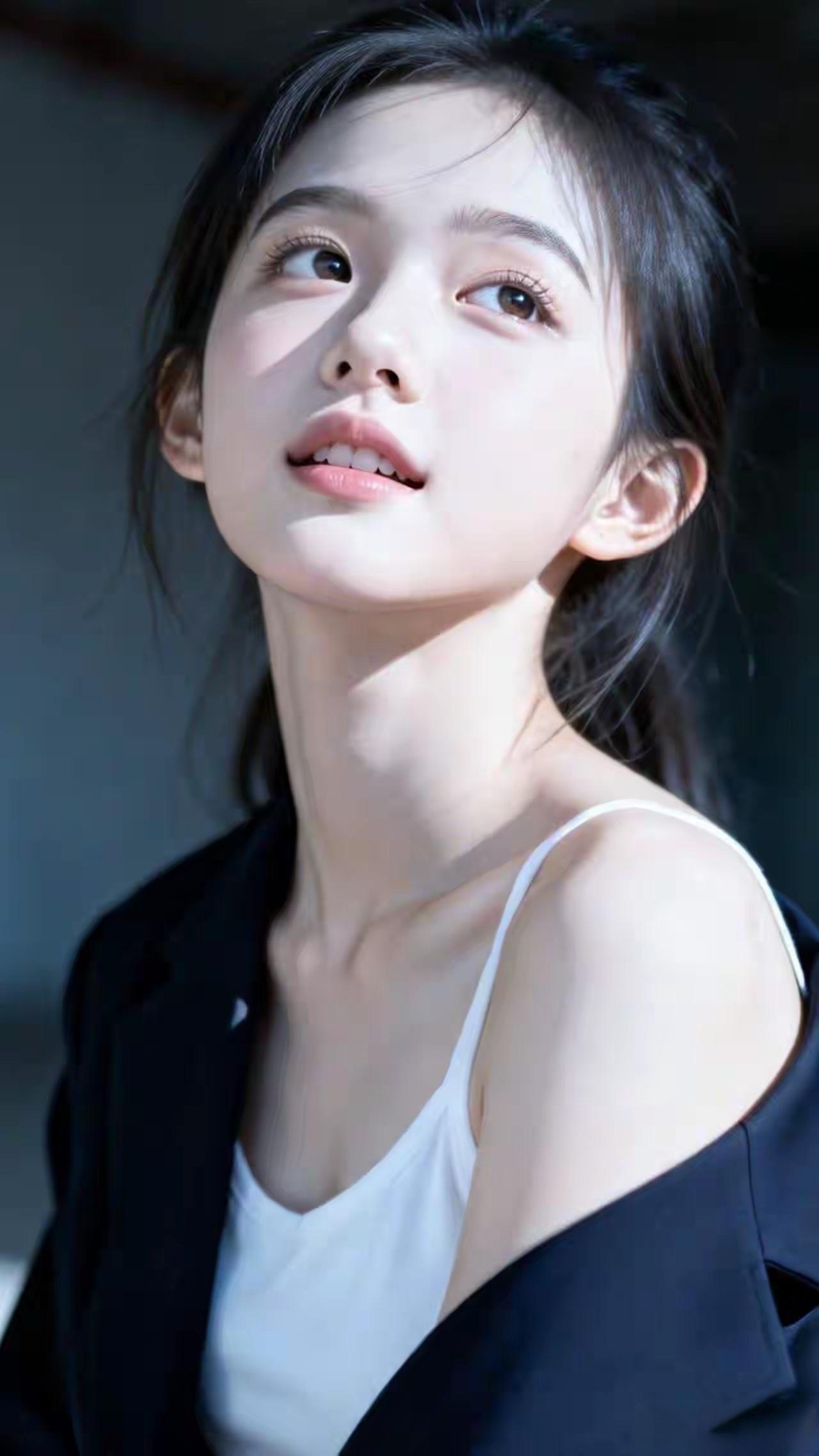 清爽又清纯的美女充满了青春气息，爱你么么哒😙看看气质女神的穿着搭配吧 甜美小仙