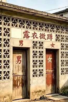 这是哪位网友的杰作？
牛！
这真的是信达雅。
下回要是这个厕所被起诉，是不是当地