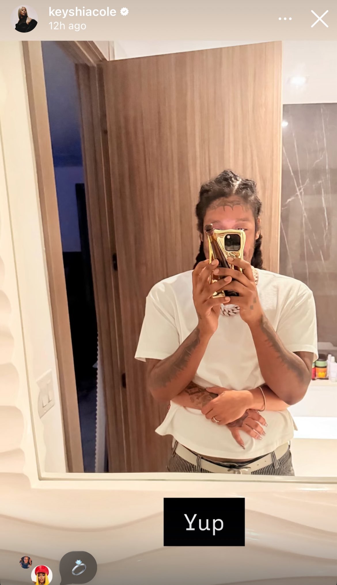 Keyshia Cole 和 Skrilla 在一起了两人有着17岁的年龄差，K