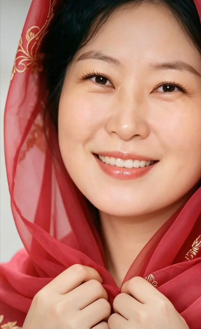 这个笑容好甜，像新娘一样。