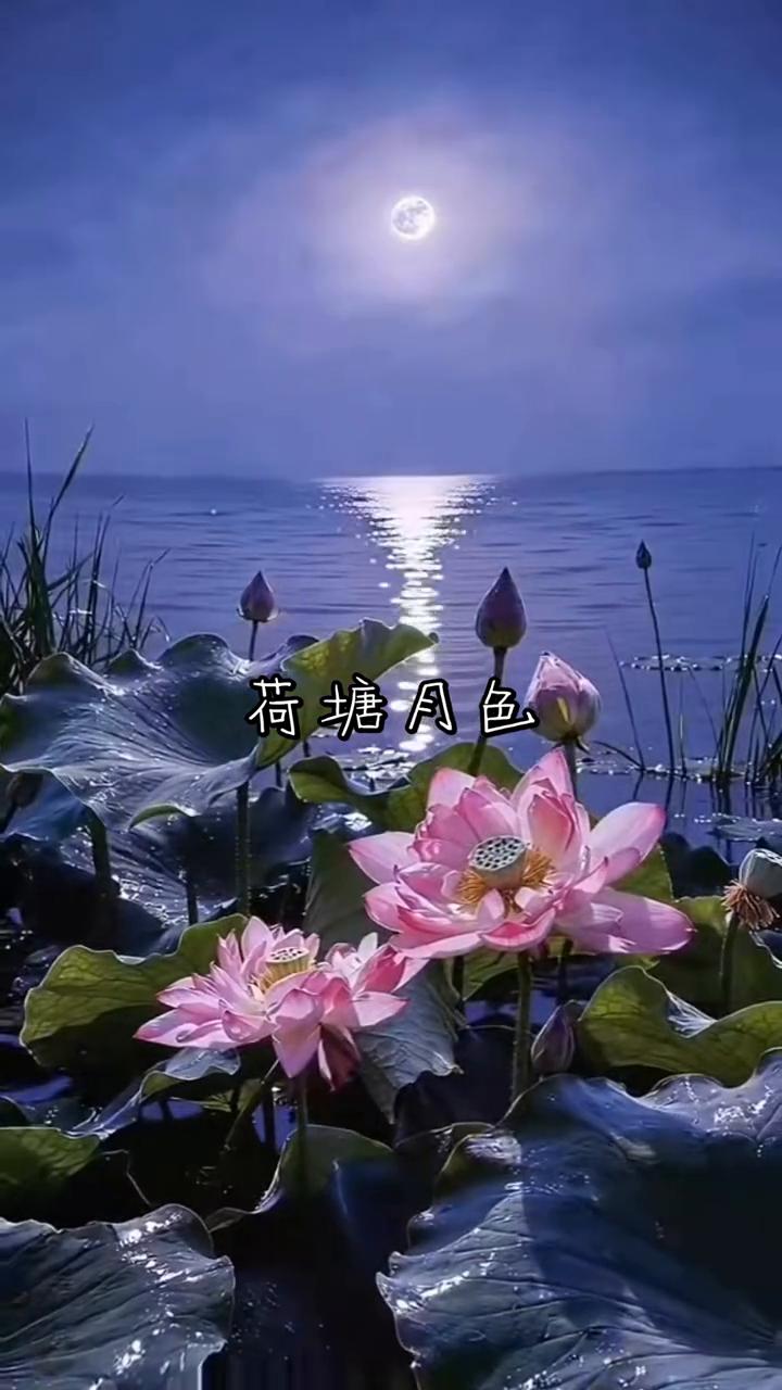 荷塘月色。