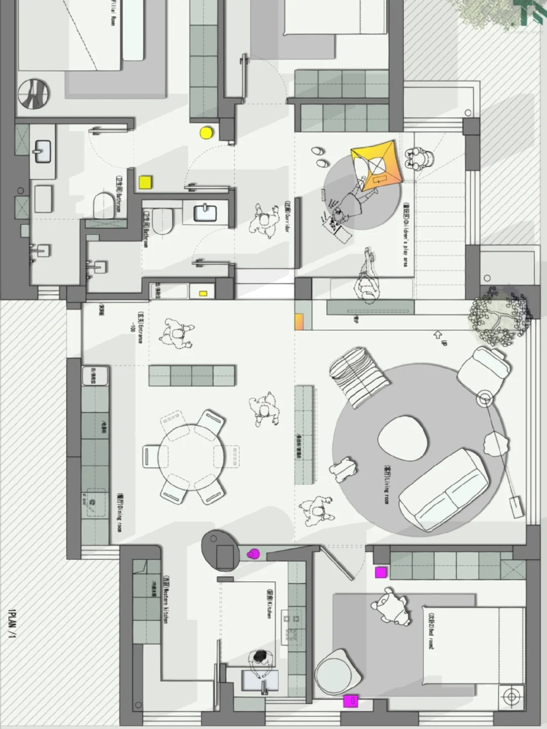 户型优化｜300平复式功能升级优化｜第二篇