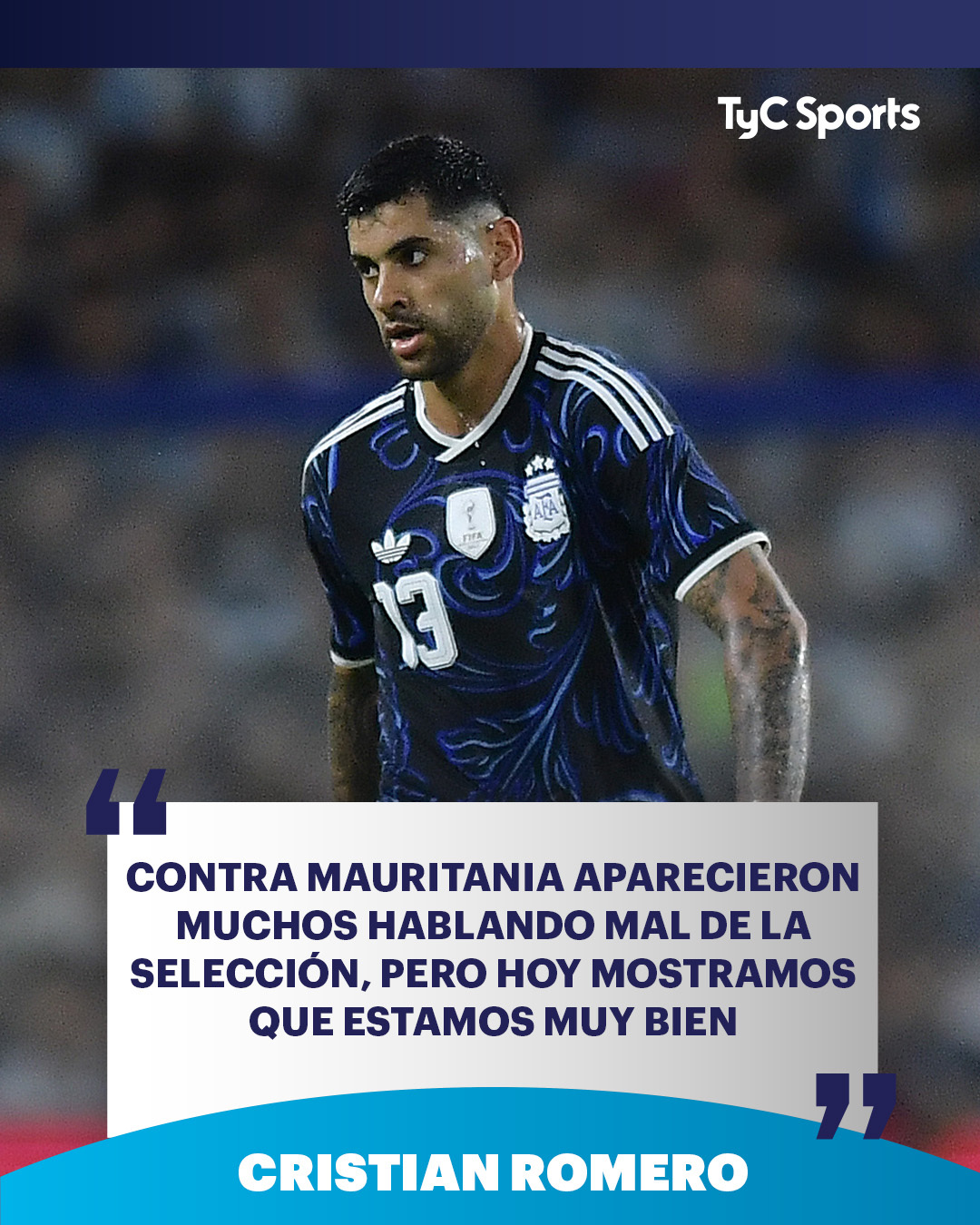 罗梅罗谈到了在对阵毛里塔尼亚赛后所受到的批评： “说实话，第一场比赛我们带着苦涩