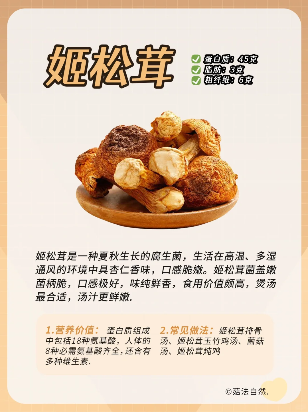 🔥每日菌菇科普——姬松茸❗️