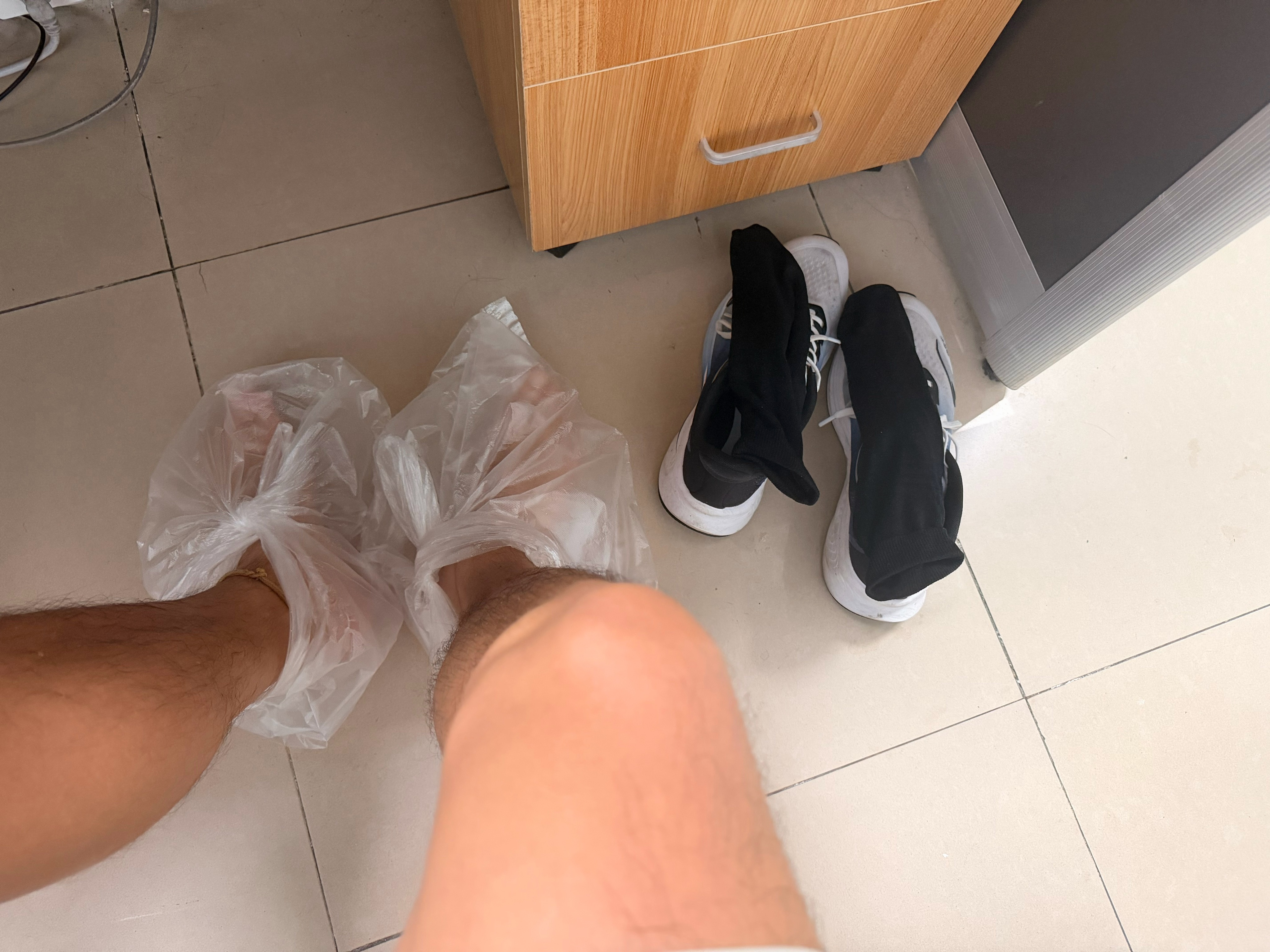今日上班就穿这双鞋吧北京暴雨