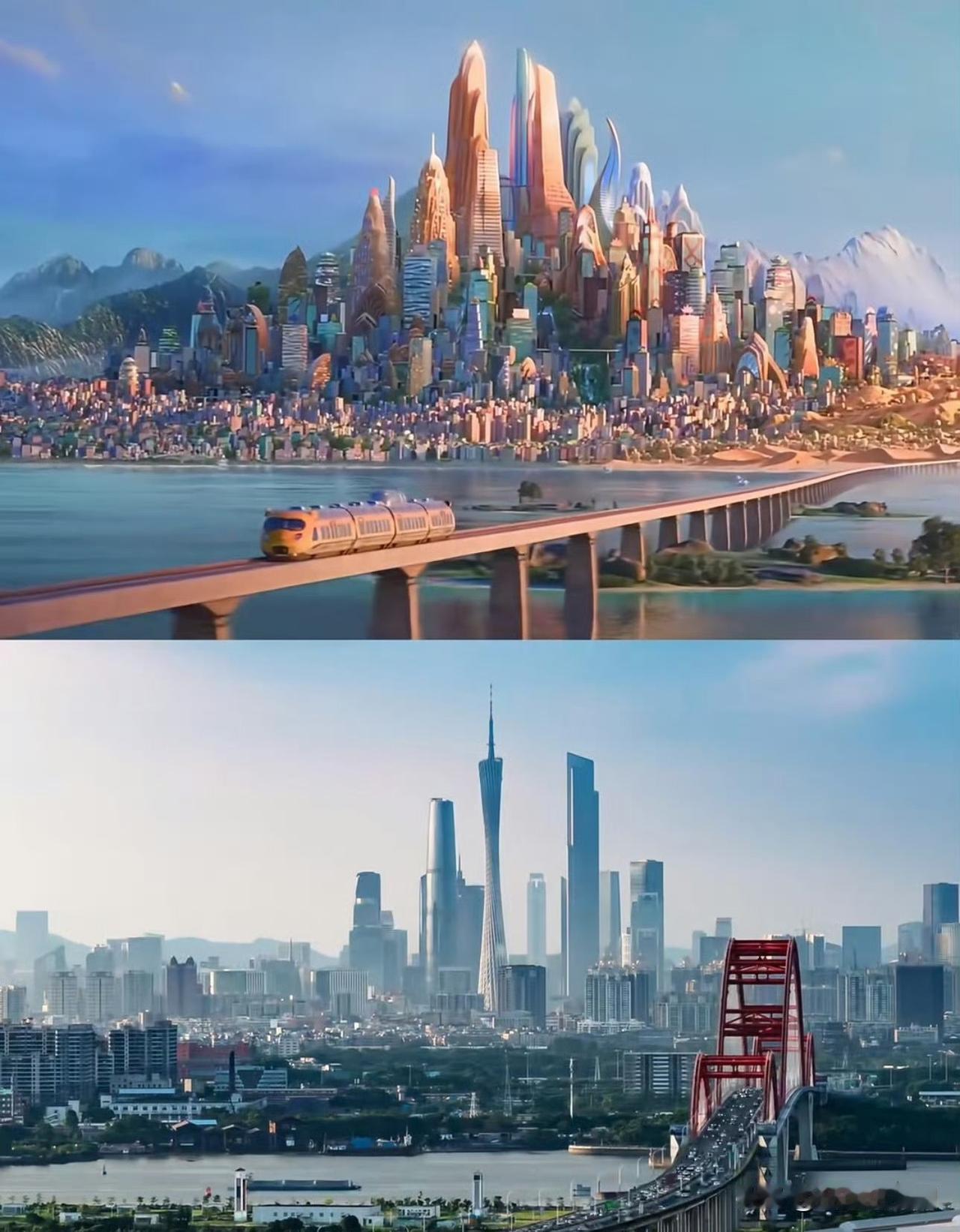 网友说原来现实版的疯狂动物城是广州 ​