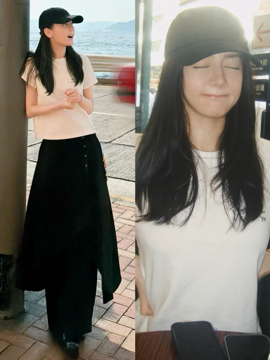 热巴ins更新！素颜白T美得好轻松……👏