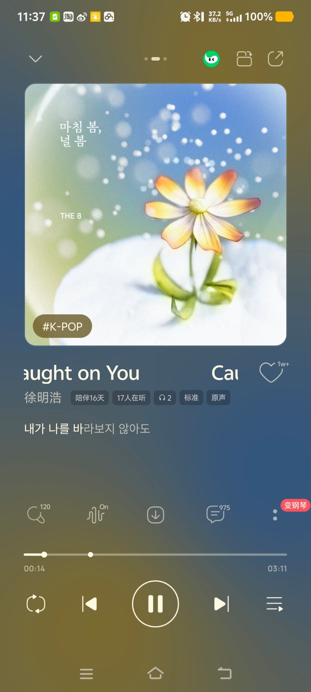 哦莫这首生日礼物曲谁给传到扣扣上了，当了我两年的微信铃声，特别特别特别喜欢