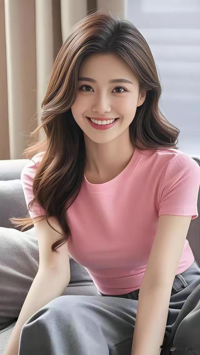 甜美笑容的魅力可太大了！生活中有些女人，不用精致妆容和华丽穿搭，一个笑容就能让人