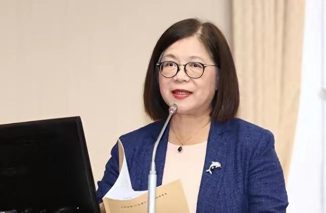 面对岛内关于台海巡舰艇吨位太小，被大陆万吨级公务船碾压的议论。台“海委会主委”管