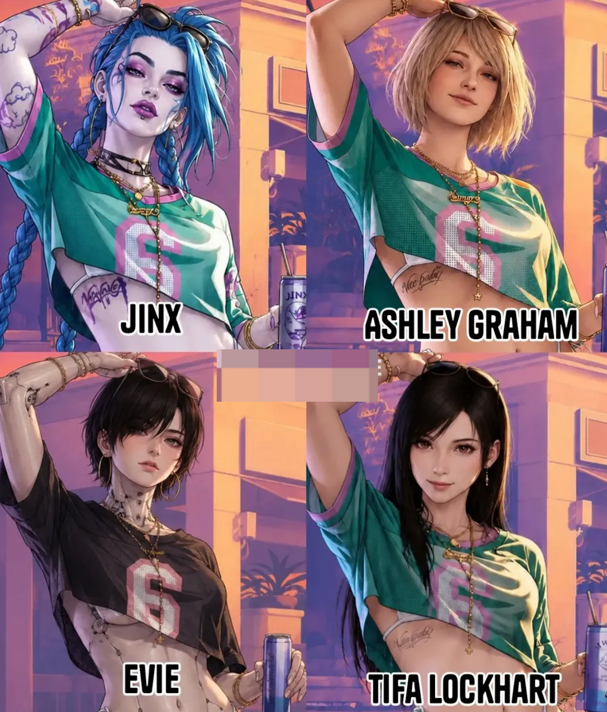 《GTA6》封面已经公布，其中一名拉丁裔美女的造型引起玩家追捧，并开始纷纷将其他