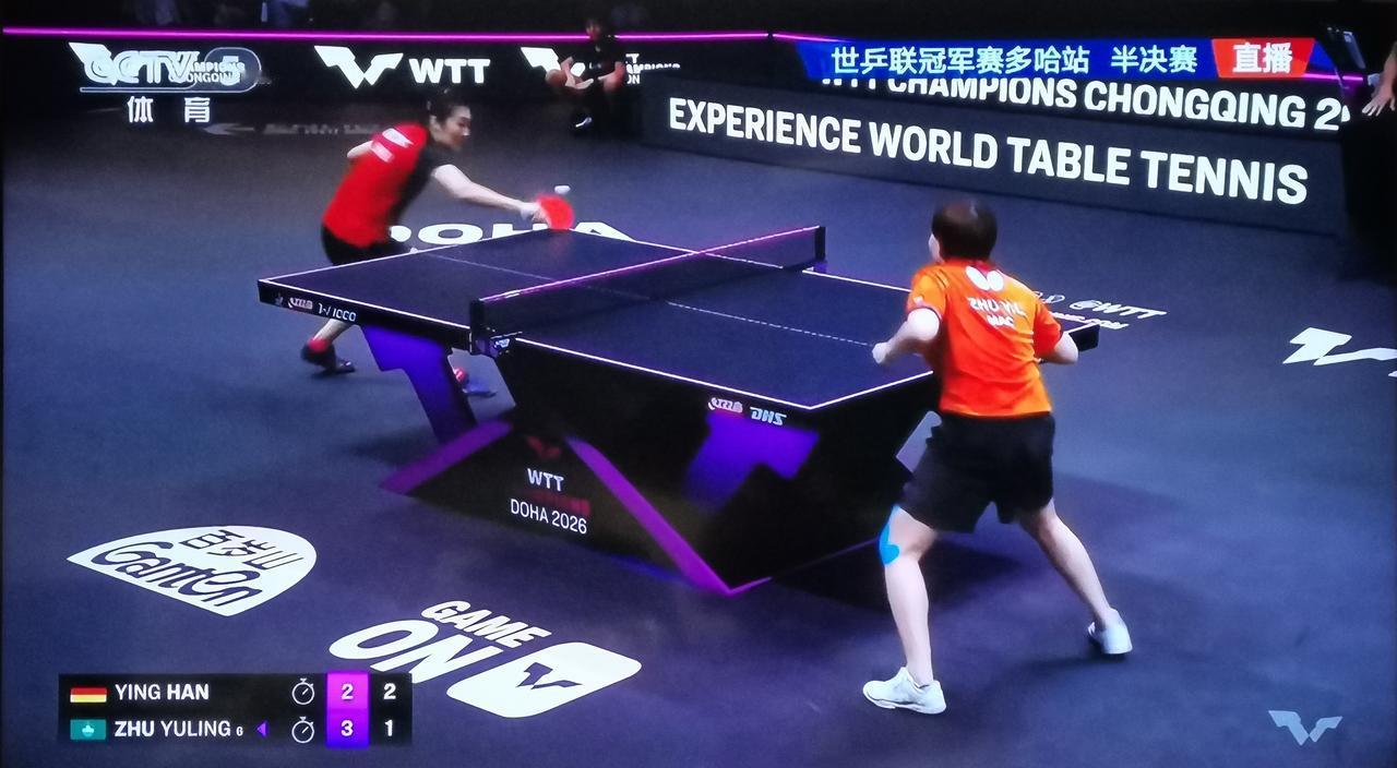 从朱雨玲与韩颖的这场半决赛看，朱雨玲也是打得十分吃力，说明韩颖的削球技术还是非常