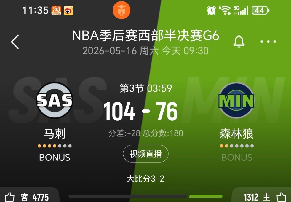 马刺再次领先28分！马刺vs森林狼nba季后赛