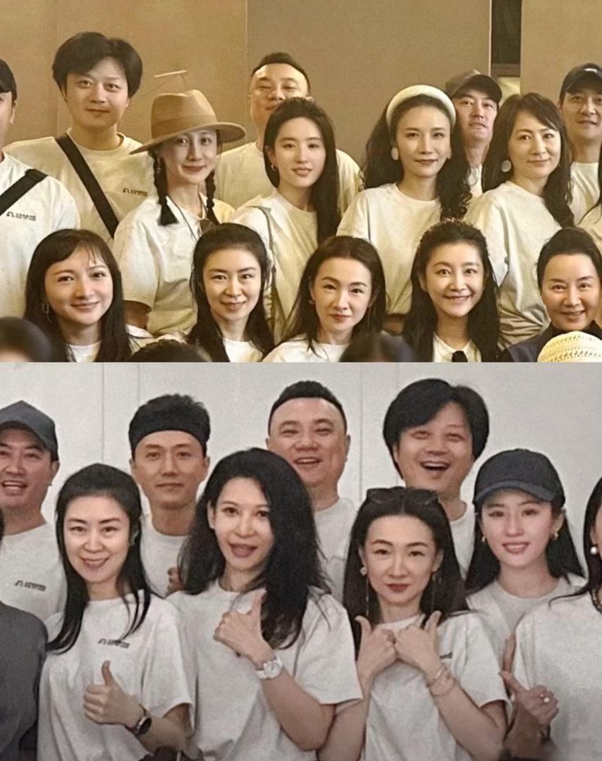 刘亦菲北电合照，无法形容的美