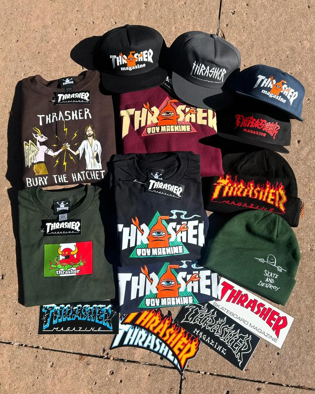 Thrasher 合作 Toy Machine！