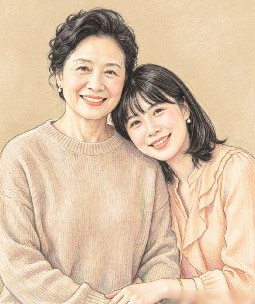 有人总结过20条“母子定律”，1、母亲越漂亮，女儿越平凡

真的每条都戳中我这个