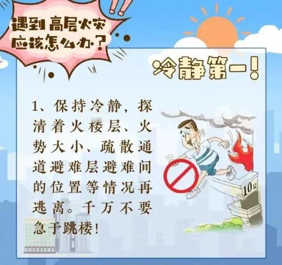 #大楼着火,究竟该如何逃生?#