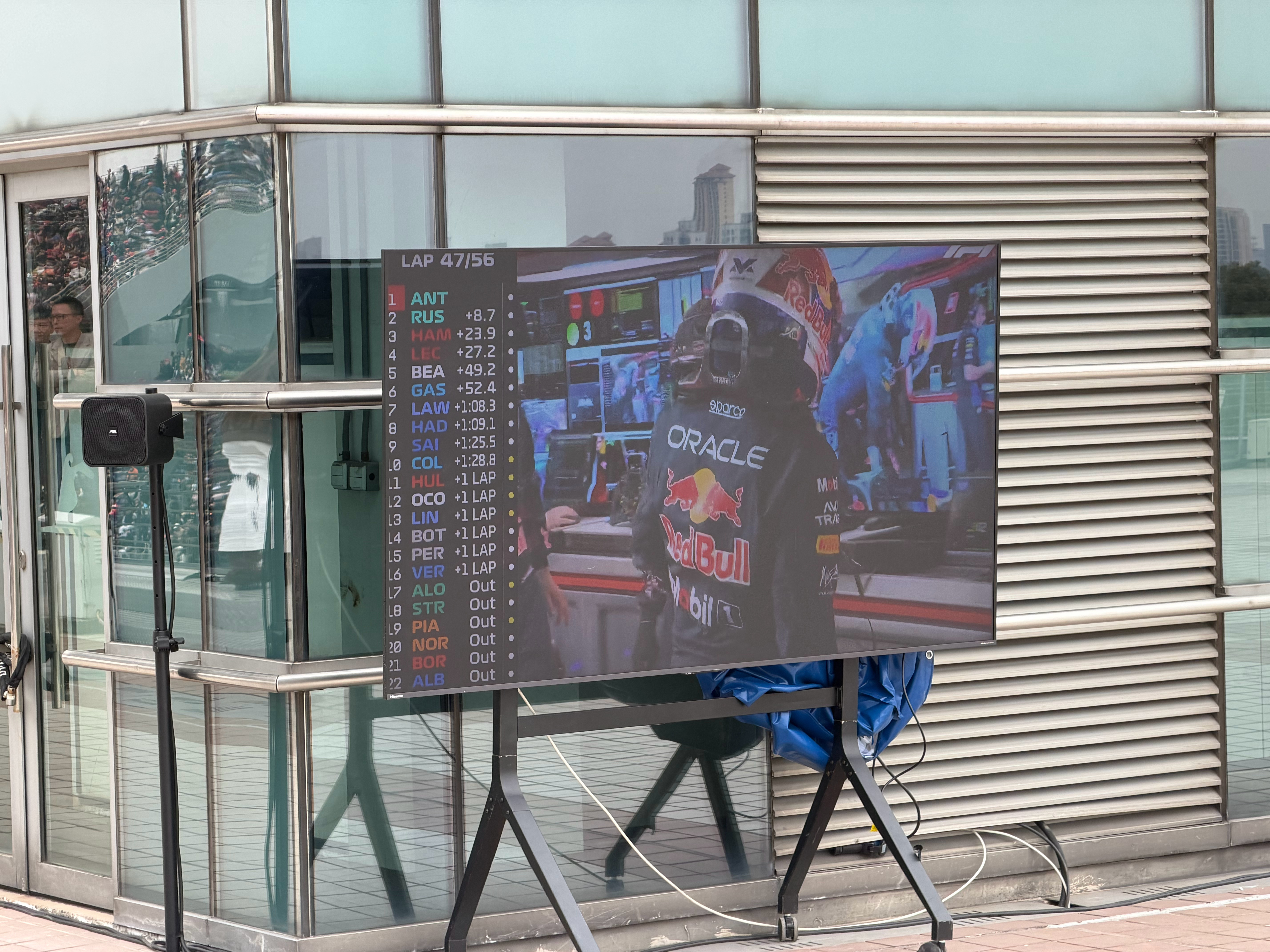 维斯塔潘也退了，我心里堵啊  f1