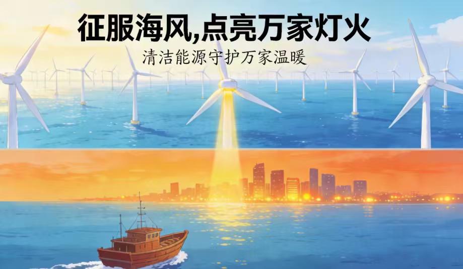 中国人海上“百米高空”吊装“百米叶片”，这一画面让世界见证中国力量
这两天，一段