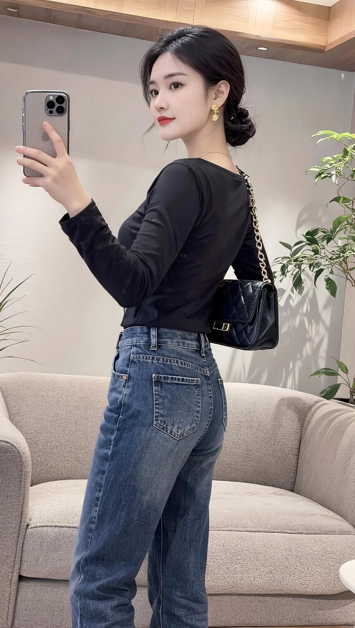 穿搭 显瘦穿搭 小个子穿搭牛仔裤