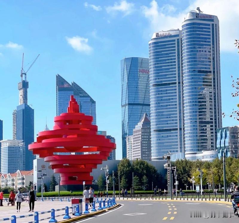 五四广场，闻名遐迩[大笑]