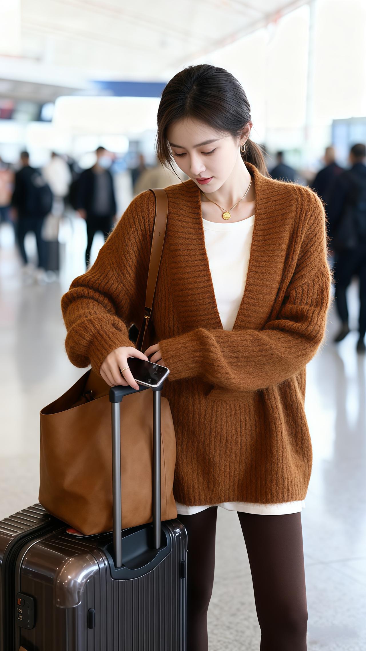 韩系穿搭 今天穿什么 穿搭 温柔穿搭 毛衣