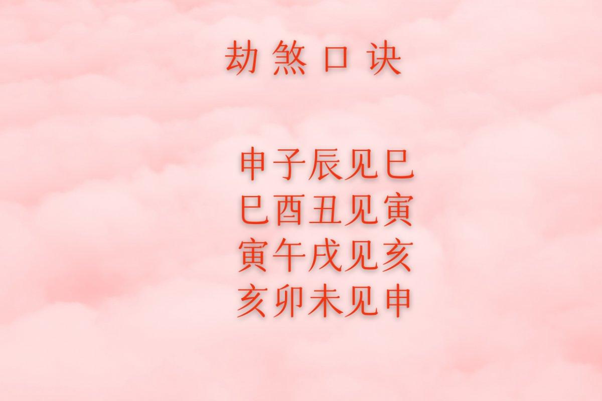 劫煞又名大耗，是一种凶神，象征伤灾，破财，波折和阻碍。当劫煞作为忌神时，命主可能