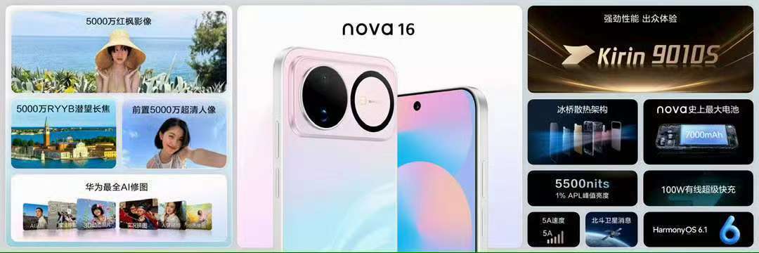 nova16价格真香摒弃华而不实的噱头，华为nova16系列深耕核心体验升级，影