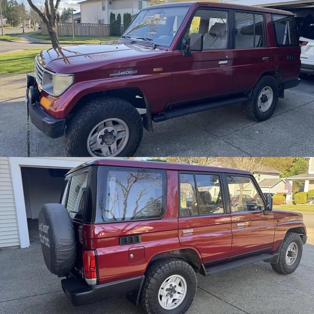 这台1992年的丰田Land Cruiser LJ77诞生于硬派越野仍以机械可靠