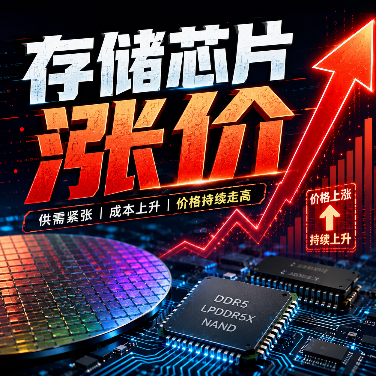 存储芯片涨价 存储一涨，手机、电脑、SSD估计都得跟着动。问题来了：你们买手机，