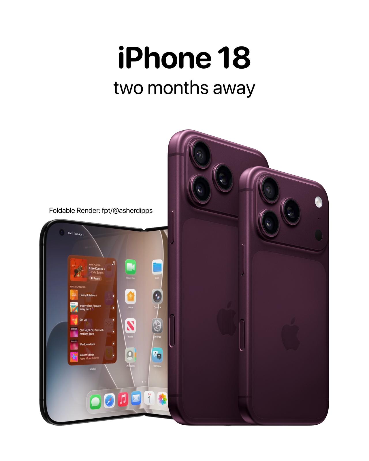 苹果9月份三款重磅新品
❶iPhone18Pro
❷iPhone18Pro Ma